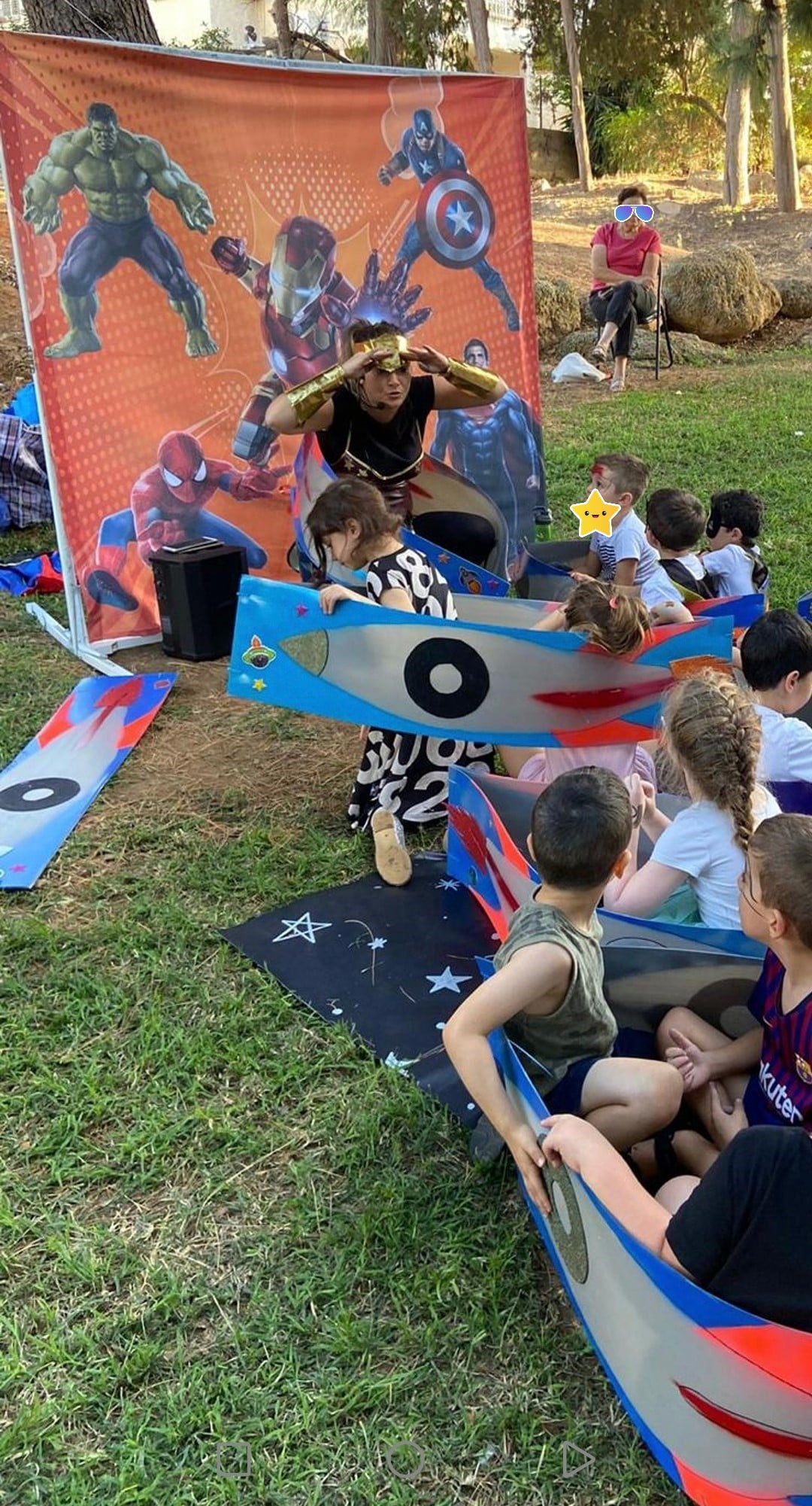 הפעלת יום הולדת גיבורי על